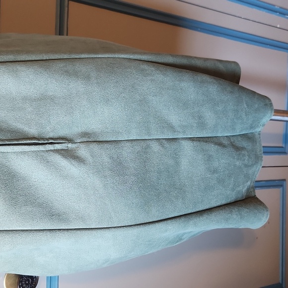 Miami for Francesca’s Ruched Sage Green Mini Dress - Picture 10 of 13